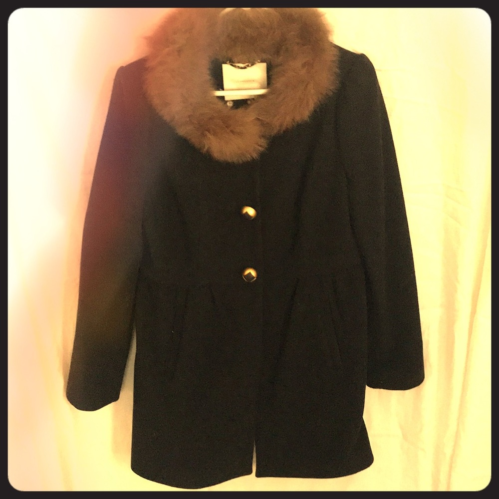 Leifsdottir navy coat